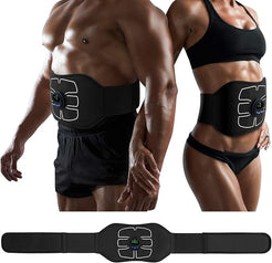 MarCoolTrip MZ Ab Trainer – حزام تدريب البطن الذكي (أسود، MZ-7)